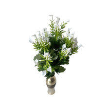 Cargar imagen en el visor de la galería, Ramo de Flores secas Artificiales Cementerio Mesa Decoración Boda hogar regalo