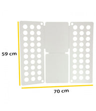 Cargar imagen en el visor de la galería, Doblador de ropa de plástico tabla plegable para doblar prendas placa tablero