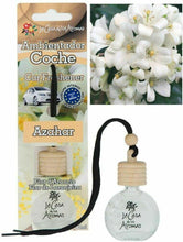 Cargar imagen en el visor de la galería, Ambientador de Coche difusor Colgador Botella 10 ml de líquido, tapón de Madera