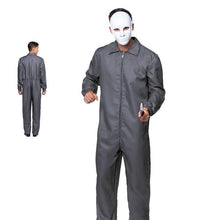 Cargar imagen en el visor de la galería, Disfraz Mono Trabajo Mecánico Gris Unisex Adulto Para Halloween Carnaval Teatro