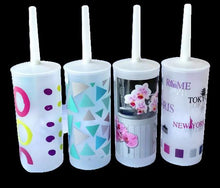 Cargar imagen en el visor de la galería, Escobillero para Inodoro Estampada resistente Colección a 4 Estilos