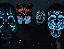 Cargar imagen en el visor de la galería, Mascara Tigre Leon Iluminación Máscara Luminosa Carnaval Halloween Accesorios