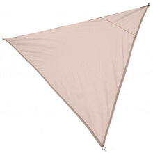 Cargar imagen en el visor de la galería, Toldo de Vela Triangular 3.6x3.6x3.6 m Beige gris + bolsa Vela Sombra exterior