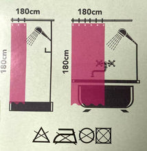 Cargar imagen en el visor de la galería, Cortina de Ducha Atelier Loft Impreso de baño PEVA, 180 X 180 CM TENDANCE