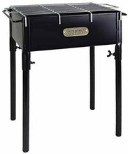 Cargar imagen en el visor de la galería, Barbacoa Hierro N3 Pintado de carbón y leña sobre patas acero zincado