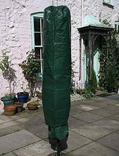 Cargar imagen en el visor de la galería, FUNDA SOMBRILLA JARDÍN 200X60CM VERDE CONSERVAR GIRATORIA Aire Secadora Cubierta