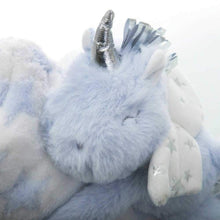 Cargar imagen en el visor de la galería, MANTITA CON PELUCHE UNICONIOS 1.00 X 75 CM