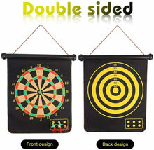 Cargar imagen en el visor de la galería, Tablero Dardos Magnéticos Doble Cara con Dardos Niños Adulto Oficina Familia Tiempo Libre Interior