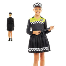 Cargar imagen en el visor de la galería, Disfraz Policía Local Niña Infantil Para Carnaval Fiesta Cumpleaños Teatro