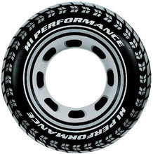 Cargar imagen en el visor de la galería, Flotador Rueda hinchable neumático diámetro 91 cm para niños a partir de los 9 años