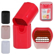 Cargar imagen en el visor de la galería, CORTADOR DE PATATAS CON CUCHILLAS ACERO INOXIDABLE CORTA PATATAS CALIDAD