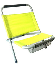 Cargar imagen en el visor de la galería, Silla de Playa Plegable Estructura de Acero Tela Oxiford 62x47xH47 cm