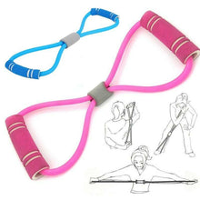 Cargar imagen en el visor de la galería, Banda elástico de yoga resistencia fitness pecho desarrollador goma entrenar