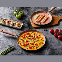 Cargar imagen en el visor de la galería, Sartén para crepes crepera tortitas panqueques recubrimiento diseño mármol Antiadherente