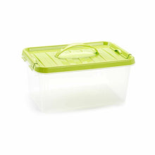 Cargar imagen en el visor de la galería, Caja de almacenamiento, Transparente, 8 litros, con asa, plástico
