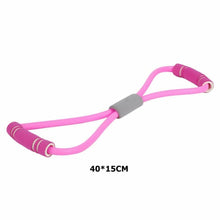 Cargar imagen en el visor de la galería, Banda elástico de yoga resistencia fitness pecho desarrollador goma entrenar