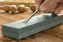 Cargar imagen en el visor de la galería, Piedra corindón grano afilador fina gruesa doble 20 cm