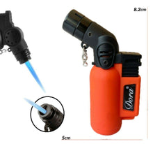 Cargar imagen en el visor de la galería, Mechero Turbo Fluor LLAMA SOPLETE Anti Viento Encendedor Encendido Eléctrico