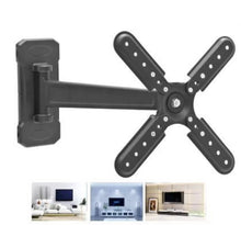 Cargar imagen en el visor de la galería, Soporte de pared para televisor TV LCD LED monitor 14" A 43" Giratorio inclina