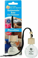 Cargar imagen en el visor de la galería, Ambientador de Coche difusor Colgador Botella 10 ml de líquido, tapón de Madera