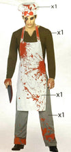 Cargar imagen en el visor de la galería, Disfraz Cocinero Sangriento Hombre adulto