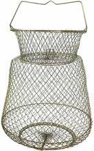 Cargar imagen en el visor de la galería, Jaula de red de pesca plegable cesta de alamble de metal para cangrejos Anguilas