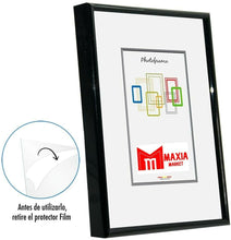 Cargar imagen en el visor de la galería, Marco de Fotos MOD-312 para Fotografías de Boda, Certificados, portafoto negro