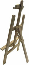 Cargar imagen en el visor de la galería, Caballete pintura madera sobre mesa, apto para lienzos, ligero para transportar
