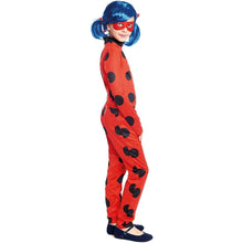Cargar imagen en el visor de la galería, Disfraz Heroína Super Bug Lunares Mariquita Niña Infantil Para Carnaval Fiesta