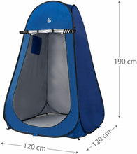 Cargar imagen en el visor de la galería, Tienda ducha cambiador para camping sin suelo 120x120x190 cm