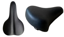 Cargar imagen en el visor de la galería, Sillin de Bicicleta Acolchado de espuma perforada suave con Muelles Negro Para todo tipo de bicicletas,de montaña, carretera....
