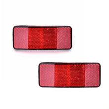 Cargar imagen en el visor de la galería, Reflectores bicicleta montaña 2 unds luz trasera reflectante disco advertencia