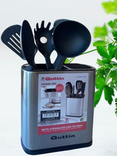 Cargar imagen en el visor de la galería, Porta Utensilios Bote Para Utensilios con Tacoma y reporsacuchara extraible Acero Inoxidable, Organizadores de cocina