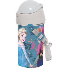 Cargar imagen en el visor de la galería, Botella robot pop up 500ml plastico infantil niños princesa colegio