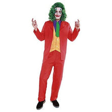 Cargar imagen en el visor de la galería, Disfraz Mad Clown Joker Hombre Cine y TV Adulto para Halloween Carnaval Teatro