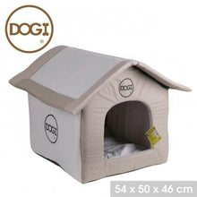 Cargar imagen en el visor de la galería, Casa para Perro Gato Mascota con Cojin, y Cremallera Desmodable 54x50x46 cm