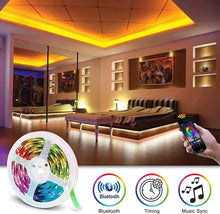 Cargar imagen en el visor de la galería, Tira Led Bluetooth 10m, Luces Led Habitacion Con Ir Control Remoto y Inteligente