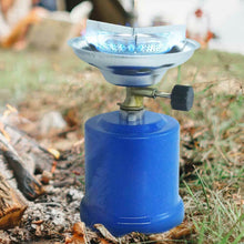Cargar imagen en el visor de la galería, Hornillo gas camping + gas butano con mezcla de propano portátil 190 g exterior