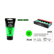 Cargar imagen en el visor de la galería, Pinturas Acrílicas para Manualidades y Uso Profesional, Colores, 75ML