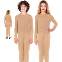 Cargar imagen en el visor de la galería, Mono Maillot Cuerpo Entero con Cremallera Invicible Infantil Niño Niña Unisex Disfraz Segunda Piel Para Bailar Teatro Halloween Carnaval