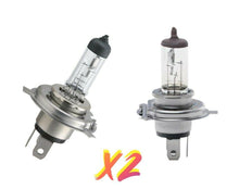 Cargar imagen en el visor de la galería, Bombilla Automoción Blanca Lampara luz Auto H4 12V 55 / 60W 2Pcs para faros