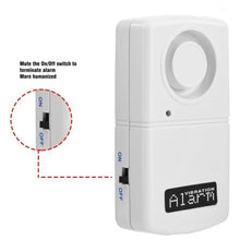 Cargar imagen en el visor de la galería, Alarma Vibración Con Bateria 9v Incluida Seguridad Para Hogar Antirrobo Sensor
