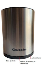 Cargar imagen en el visor de la galería, Bote utensilios giratorio inox 16x16X20CM Quttin