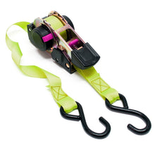 Cargar imagen en el visor de la galería, Correa Tensor sujeción automática 3,5m x25mm Eslinga Trinquete Autoenrollable
