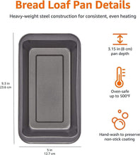 Cargar imagen en el visor de la galería, Moldes para hornear pan antiadherentes acero al carbono para hacer pastel