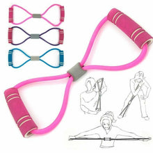 Cargar imagen en el visor de la galería, Banda elástico de yoga resistencia fitness pecho desarrollador goma entrenar