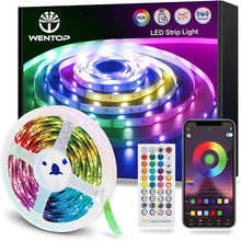 Cargar imagen en el visor de la galería, Tira Led Bluetooth 10m, Luces Led Habitacion Con Ir Control Remoto y Inteligente