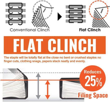 Cargar imagen en el visor de la galería, Grapadora resistente capacidad de 25 hojas papeleria escolar 640 grapas 80 g
