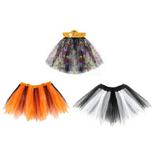 Cargar imagen en el visor de la galería, Falda Tutú Niña Infantil 30 Cm Para Disfraz De Fiestas Halloween Carnaval Teatro