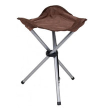 Cargar imagen en el visor de la galería, Silla Taburete Tres Patas Plegable, Taburete Silla De Camping Pesca Caza